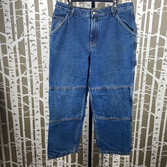 Northeast Outfitters Workwear Mens Flannel Lined Carpenter Jeans sz W38 L30 - Picture 2 of 13